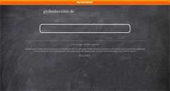 Desktop Screenshot of globusberichte.de